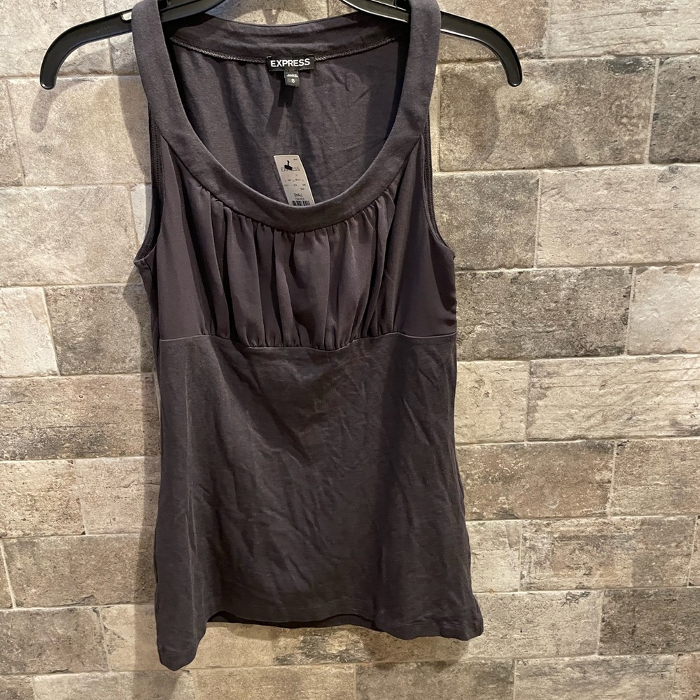 ❤️ EXPRESS GRAY SLEEVELESS STYLISH TANK TOP SIZE SMALL NEW